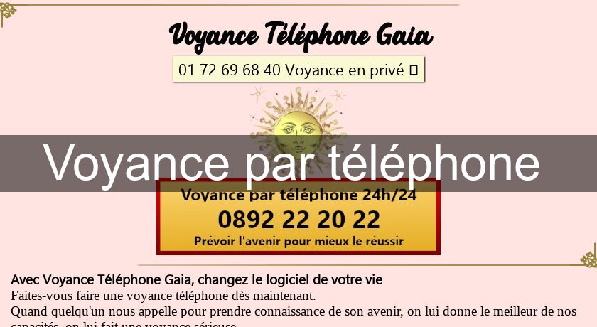 Voyance par téléphone Voyance par téléphone