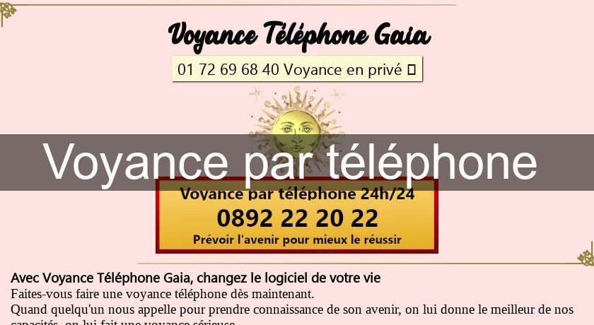 Voyance par téléphone 