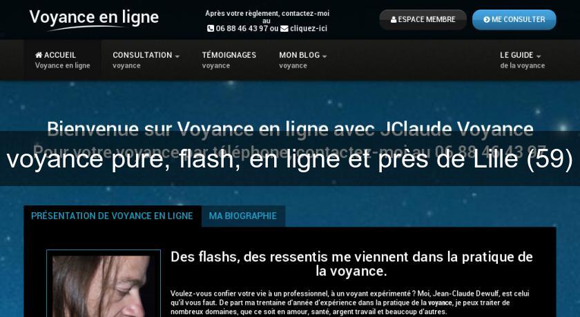 voyance pure, flash, en ligne et près de Lille (59)