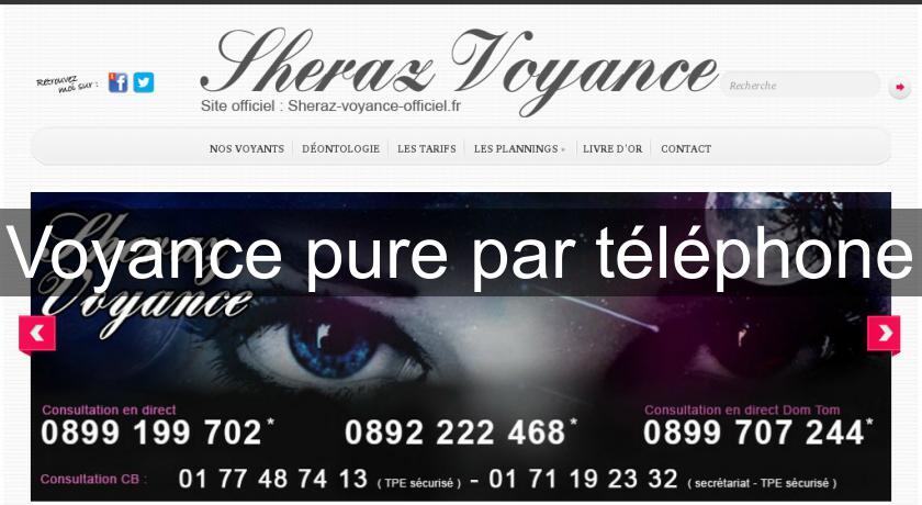 Voyance pure par téléphone Voyance pure par téléphone