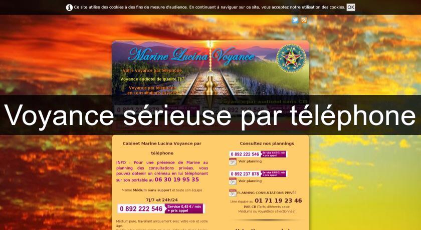 Voyance sérieuse par téléphone Voyance sérieuse par téléphone