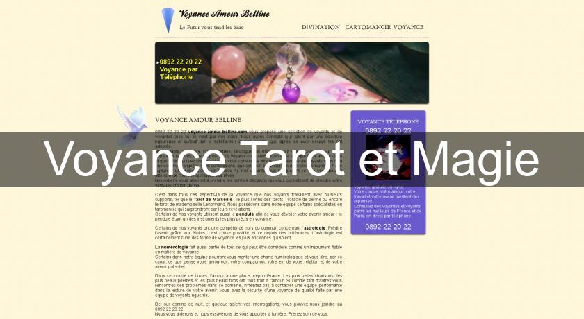 Voyance Tarot et Magie