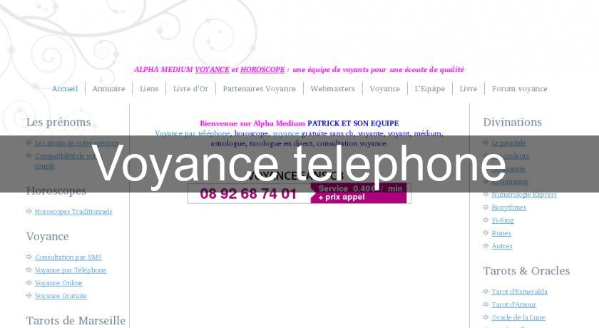 Voyance telephone Voyance telephone