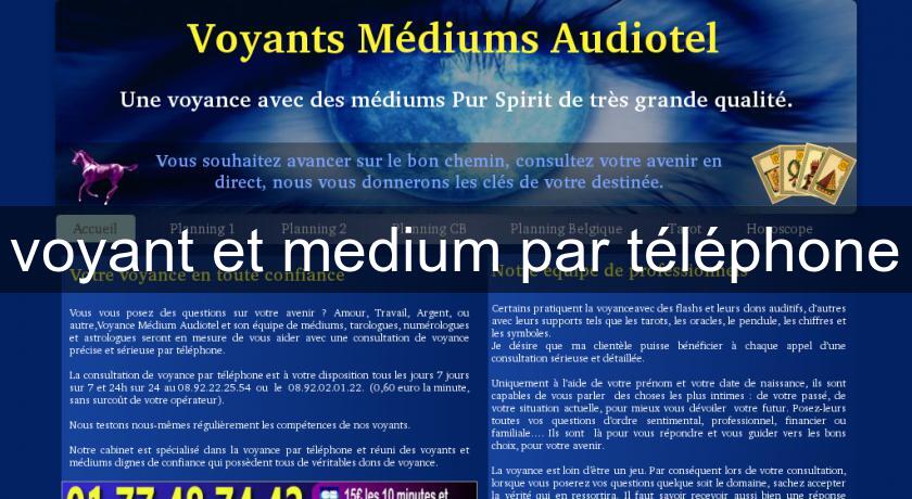 voyant et medium par téléphone voyant et medium par téléphone