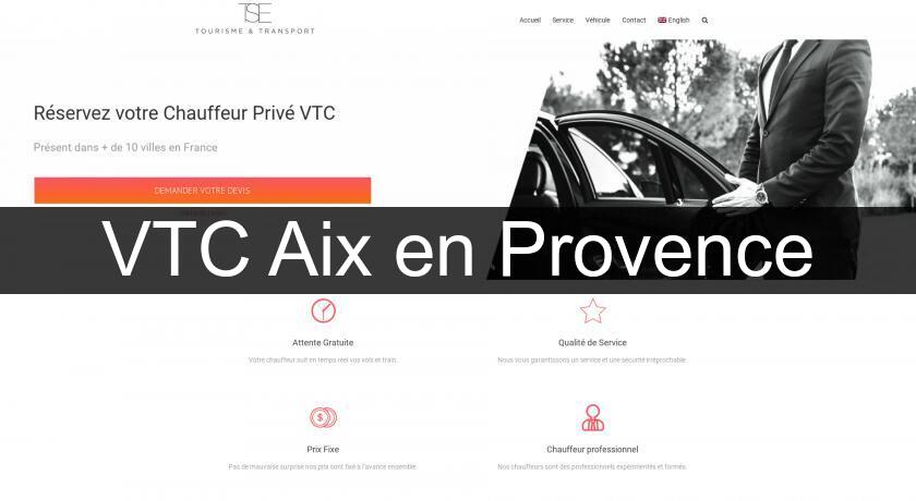 VTC Aix en Provence