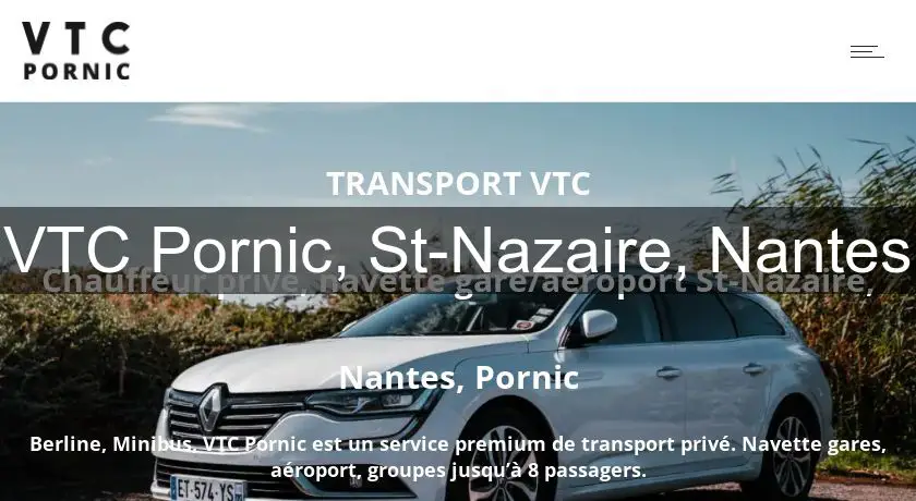 VTC Pornic, St-Nazaire, Nantes