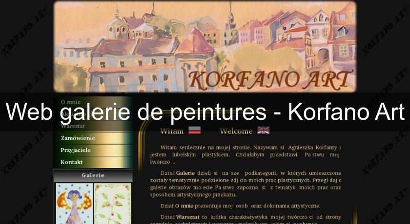 Web galerie de peintures - Korfano Art Web galerie de peintures - Korfano Art