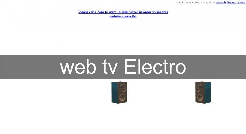 web tv Electro web tv Electro