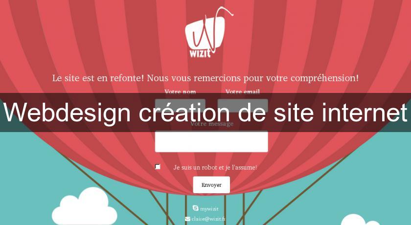 Webdesign création de site internet