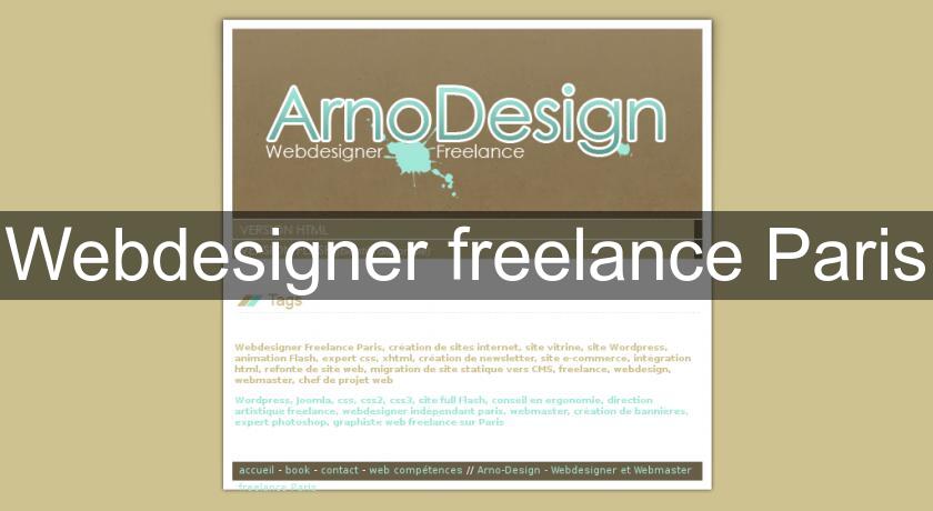 Webdesigner freelance Paris