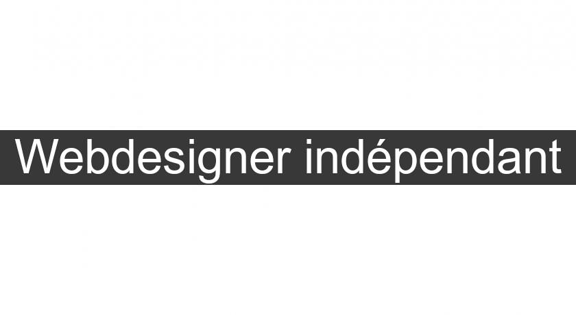 Webdesigner indépendant