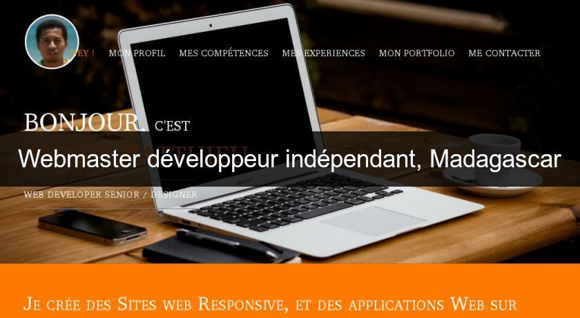Webmaster développeur indépendant, Madagascar Webmaster développeur indépendant, Madagascar