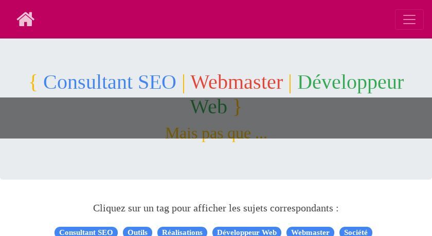 Webmaster Développeur Web, Narbonne