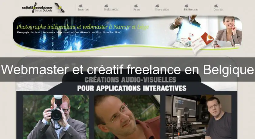 Webmaster et créatif freelance en Belgique