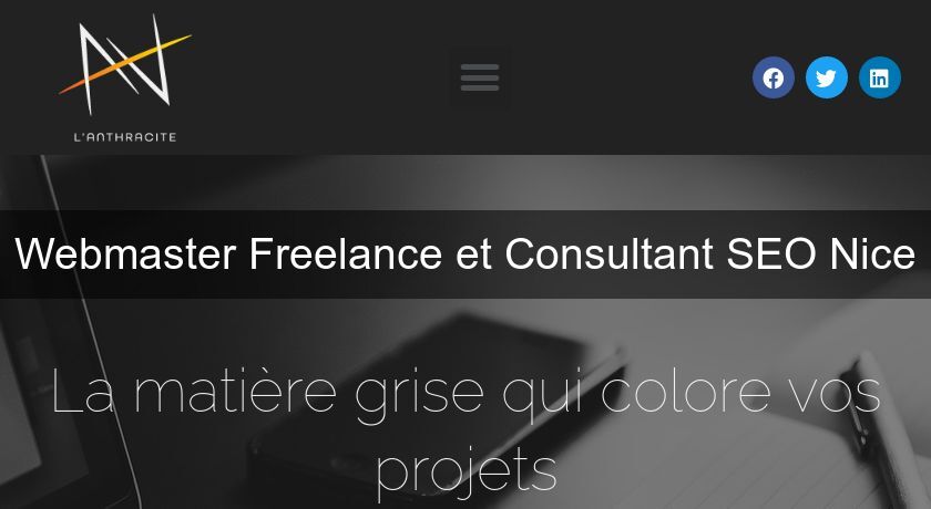 Webmaster Freelance et Consultant SEO Nice