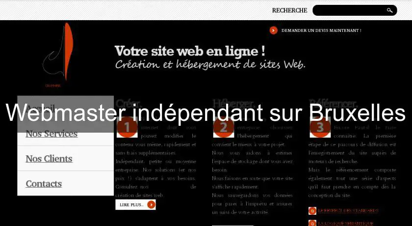 Webmaster indépendant sur Bruxelles