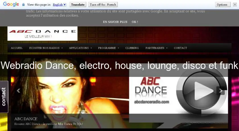 Webradio Dance, electro, house, lounge, disco et funk