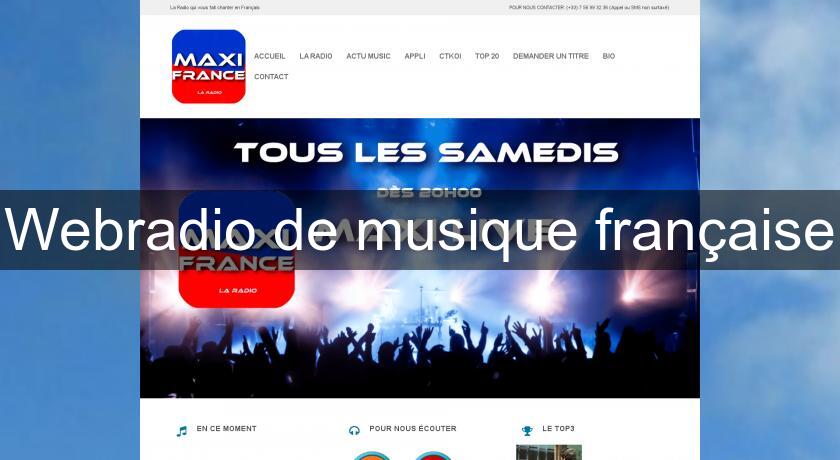 Webradio de musique française Webradio de musique française