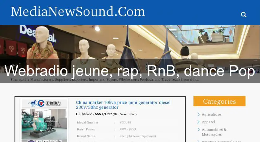 Webradio jeune, rap, RnB, dance Pop
