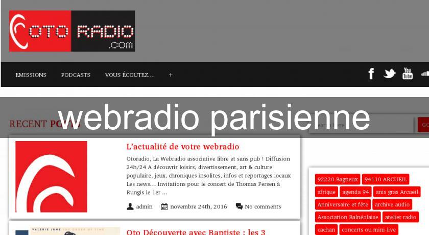 webradio parisienne webradio parisienne
