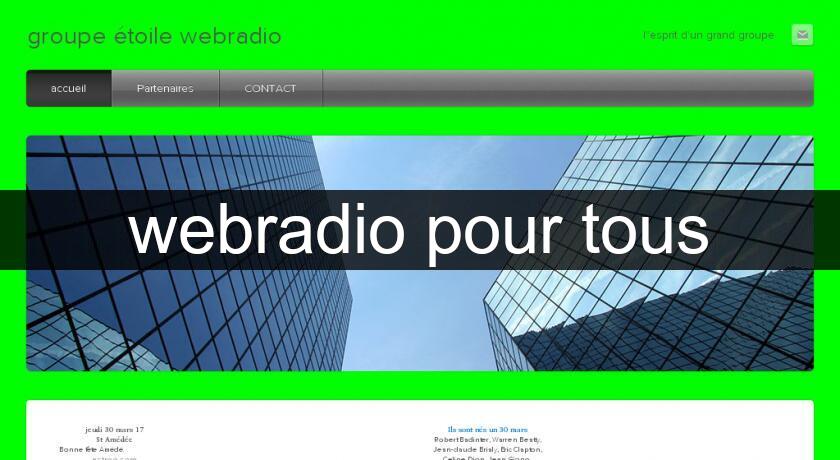 webradio pour tous webradio pour tous
