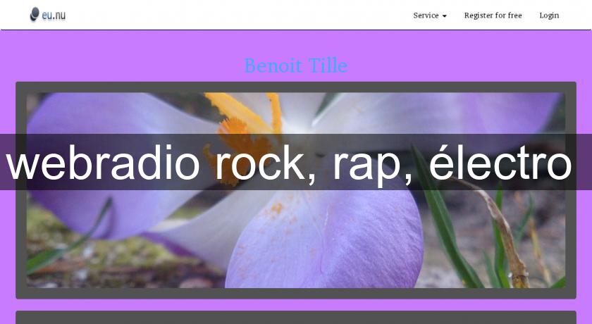 webradio rock, rap, électro webradio rock, rap, électro