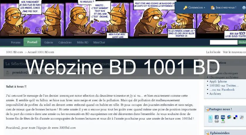 Webzine BD 1001 BD