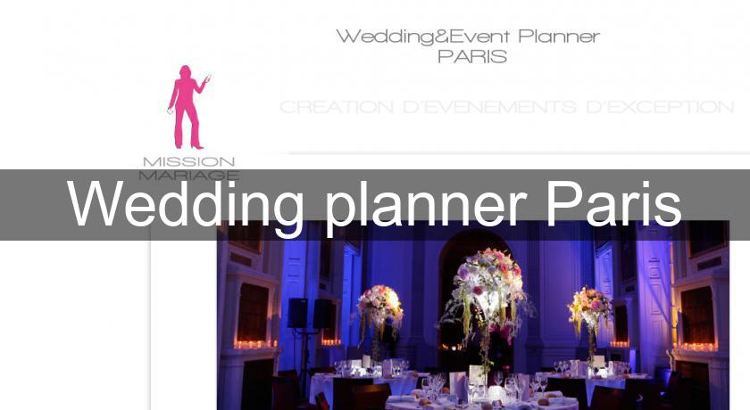 Wedding planner Paris