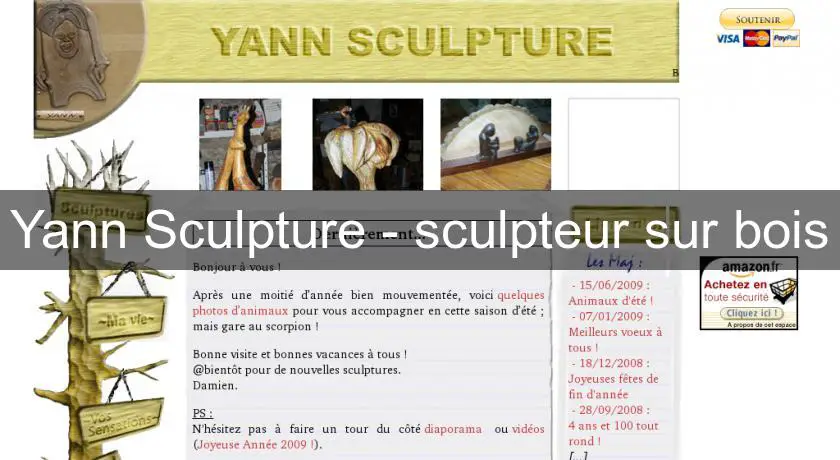 Yann Sculpture - sculpteur sur bois