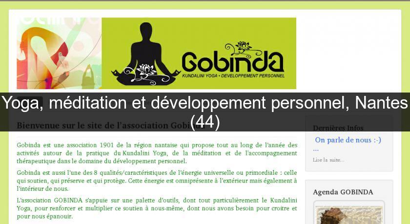 Yoga, méditation et développement personnel, Nantes (44)