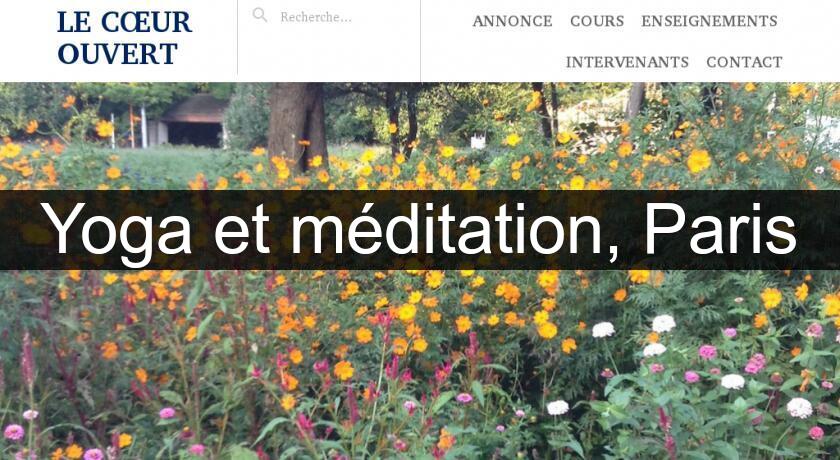 Yoga et méditation, Paris Yoga et méditation, Paris