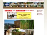 Articles en bambou pour clôture, décoration, aménagement extérieur