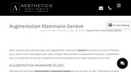 Augmentation mammaire sur Genève