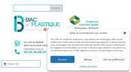 bac en plastique pour livraison