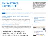 Batterie externe pour iphone, smartphone et tablette