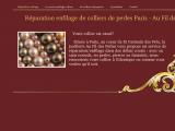 Bijoutier réparateur de collier de perles, Paris