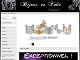 Bijoux Fantaisie classiques et modernes en argent et pierres fines