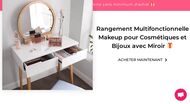 boîte de rangement maquillage et accessoires
