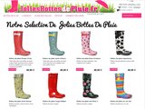 Bottes de pluie fantaisie en caoutchouc