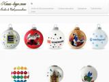 Boules de Noël personnalisées et publicitaires