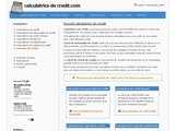 Calculatrice de crédit en ligne