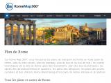 cartes et plans des transports et lieux à visiter à Rome 