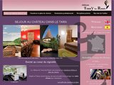 Chambres et réception au château de Touny les Roses, dans le Tarn (81)