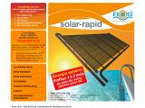 Chauffage solaire pour piscine, pompe à chaleur, echangeur thermique, réchauffeur électrique