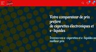 Comparateur de prix de cigarettes électroniques et e-liquides