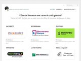 comparer les offres de cartes gratuites des banques en ligne