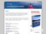 Conseils pratiques pour acheter votre Kayak