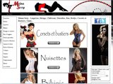 Corsets, bustiers, nuisettes et robes courtes sexy