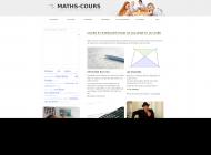 Cours de maths lycée