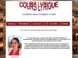 Cours individuel de chant lyrique sur Paris